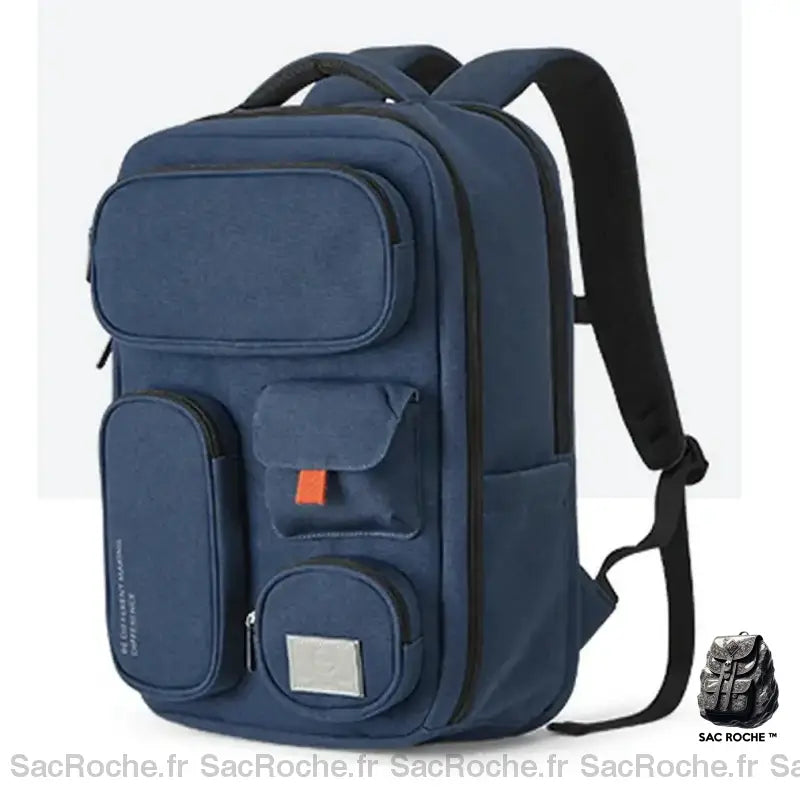 Sac Femme 17 Pouces Ordinateur Grand Bleu Sac À Dos