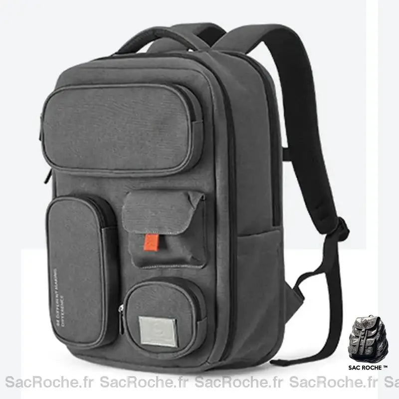 Sac Femme 17 Pouces Ordinateur Grand Gris Sac À Dos