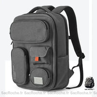 Sac femme 17 pouces ordinateur grand - modèle Gris - Sac Roche ™