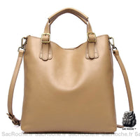 Sac femme avec séparation intérieure - modèle Beige - Sac Roche ™