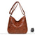 Sac Femme Cuir Besace Cabas - modèle Marron - Sac Roche ™