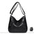 Sac Femme Cuir Besace Cabas - modèle Noir - Sac Roche ™