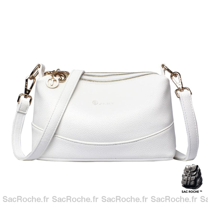 Sac Femme Cuir Besace Souple - Élégant Et Pratique