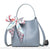 Sac Femme Noeud - modèle Gris / 18cm x 17cm x 12cm - Sac Roche ™