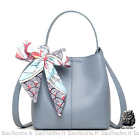 Sac Femme Noeud Gris / 18Cm X 17Cm 12Cm À Main