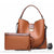 Sac femme pochette bandoulière petit - modèle Marron - Sac Roche ™