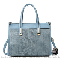 Sac Femme Portable - modèle Bleu ciel - Sac Roche ™