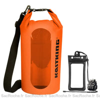Sac flottant étanche - modèle Orange / 10L - Sac Roche ™
