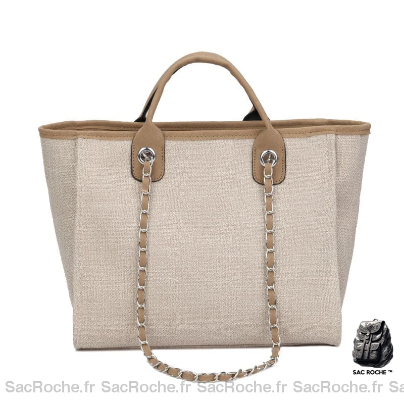 Sac Fourre-Tout Toile Petit. Khaki Petit Sac À Main