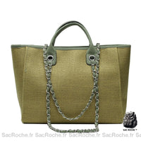 Sac fourre-tout toile petit. - modèle Vert armée - Sac Roche ™