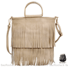 Sac Franges Femme Beige À Main