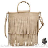Sac Franges Femme - modèle Beige - Sac Roche ™
