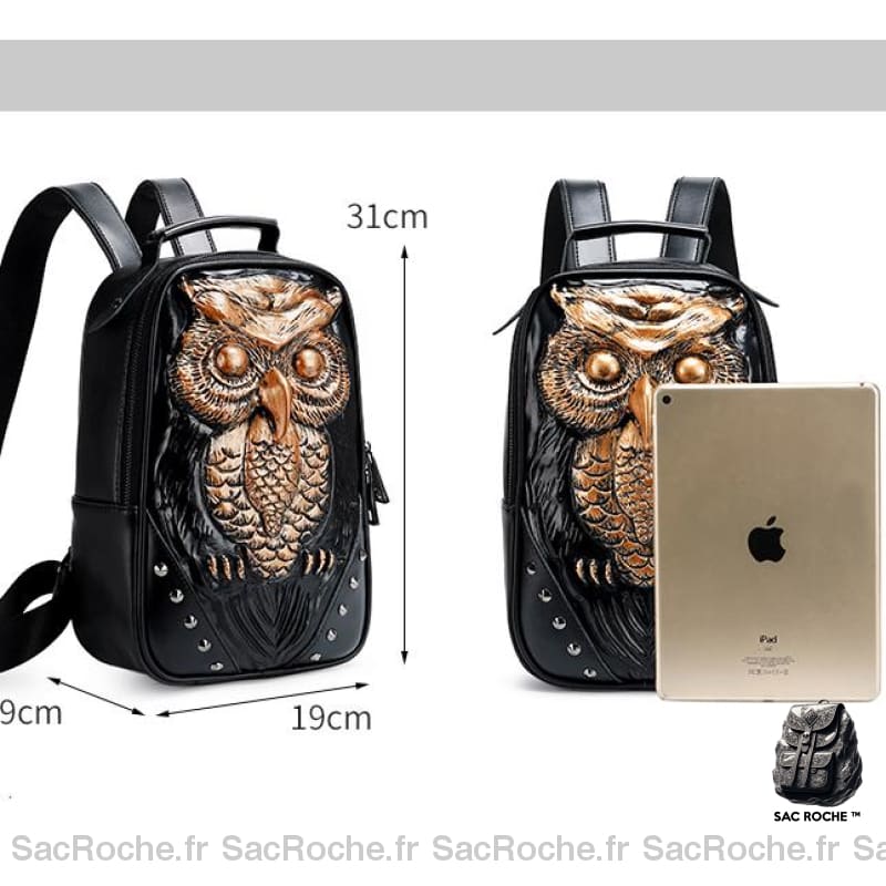 Sac Hibou 3D:  Astucieux Et Tendance À Dos Femme