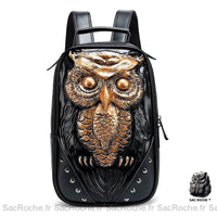 Sac hibou 3D : astucieux et tendance - modèle Doré - Sac Roche ™