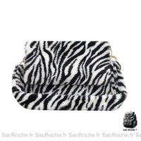 Sac Imprimé Animal Bandoulière - modèle Zebre Blanc et Noir - Sac Roche ™
