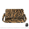 Sac Imprimé Animal Bandoulière Zebre Marron Sac À Main Femme