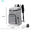 Sac Iso Gris Soldes 23L À Dos Isotherme