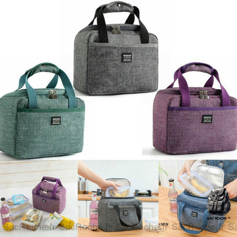 Sac Isotherme Compact Pliable Pratique À Dos Isotherme