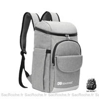 Sac Isotherme Gris 18L À Dos Isotherme