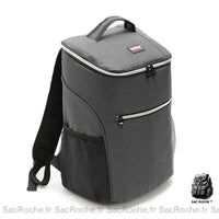 Sac isotherme pique-nique grand format - modèle Gris - Sac Roche ™