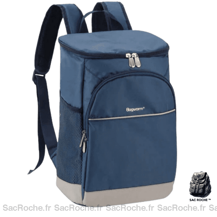 Sac Isotherme Thermos Bleu À Dos Isotherme