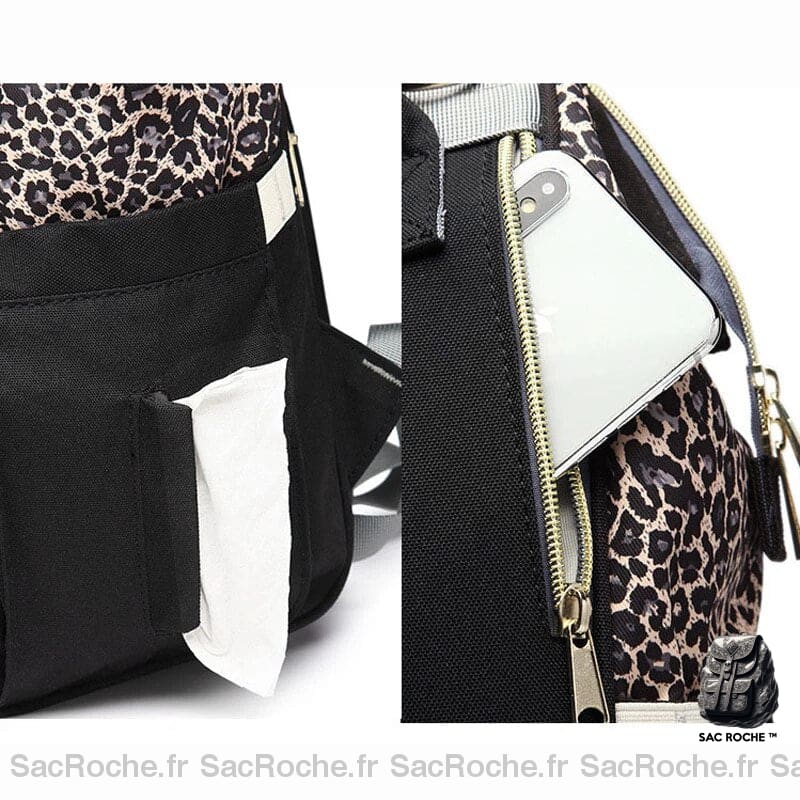 Sac Langer Bébé Léopard À Dos