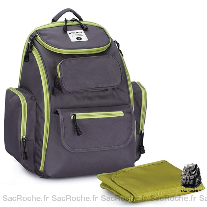 Sac Langer Isotherme Imperméable Grande Taille Gris À Langer