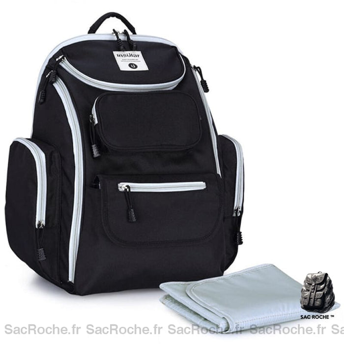 Sac Langer Isotherme Imperméable Grande Taille Noir À Langer