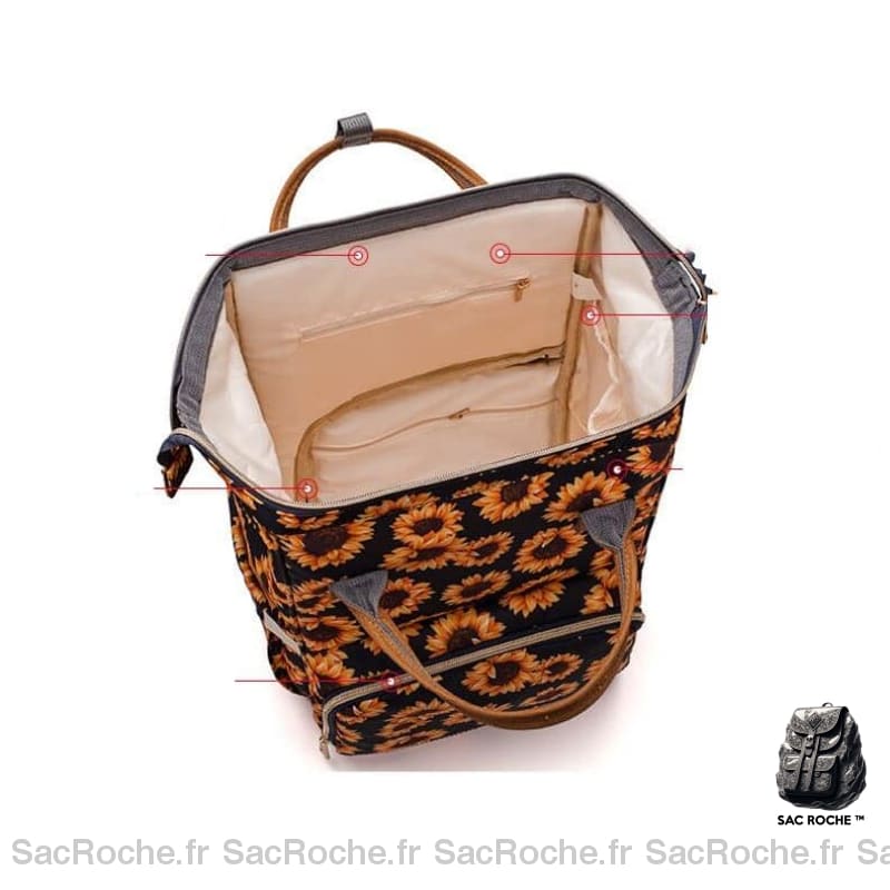 Sac Langer Look Rétro À Dos Bébé