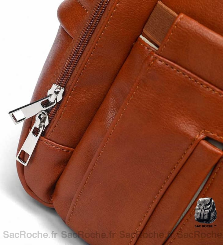 Sac Langer Maternité Simili Cuir À Dos Bébé