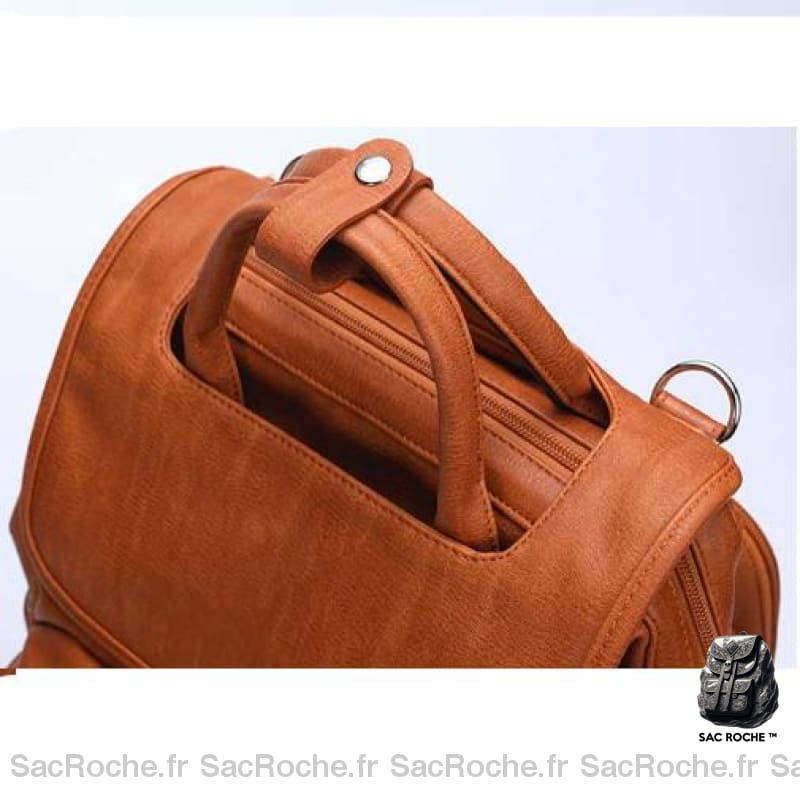Sac Langer Maternité Simili Cuir À Dos Bébé