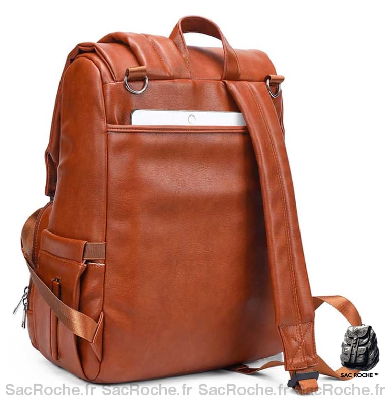 Sac Langer Maternité Simili Cuir À Dos Bébé