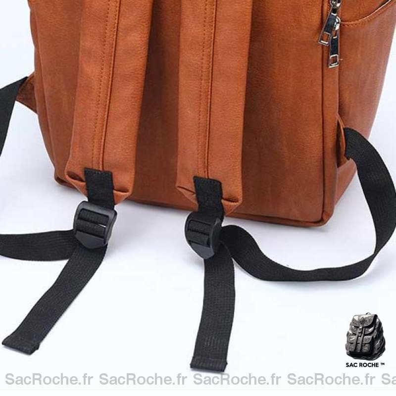 Sac Langer Maternité Simili Cuir À Dos Bébé