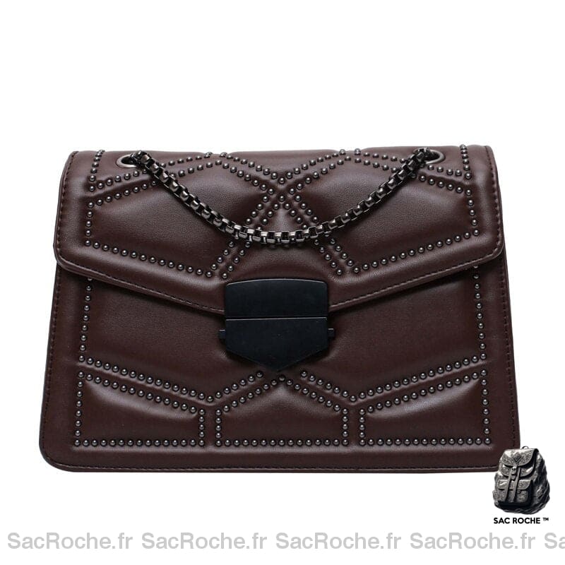 Sac Luxe Bandoulière Petit Café Sac À Main Femme