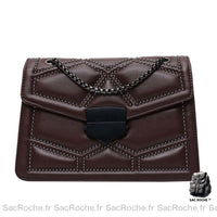 Sac Luxe Bandoulière Petit - modèle Café - Sac Roche ™