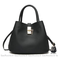Sac Main Antivol Femme - modèle Noir - Sac Roche ™