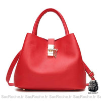 Sac Main Antivol Femme Rouge À