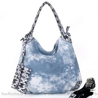 Sac Main Bleu Femme Souple - Sac Roche ™