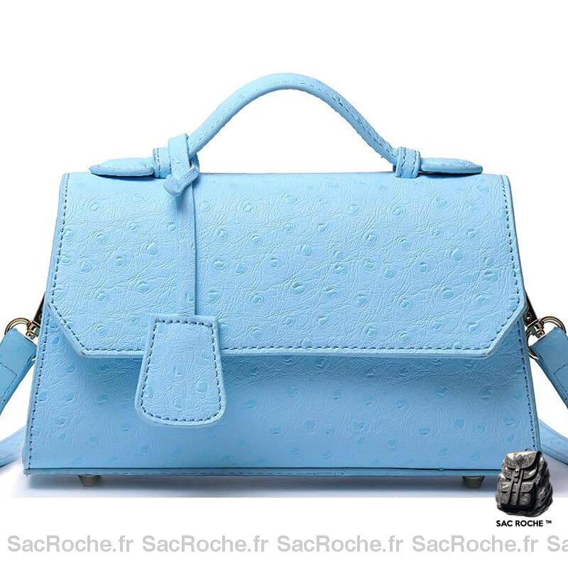 Sac Main Bleu Petit Bleu Ciel À Main Femme