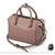 Sac Main Bowling Cuir Femme - modèle Rose foncé / 30x16x18cm - Sac Roche ™