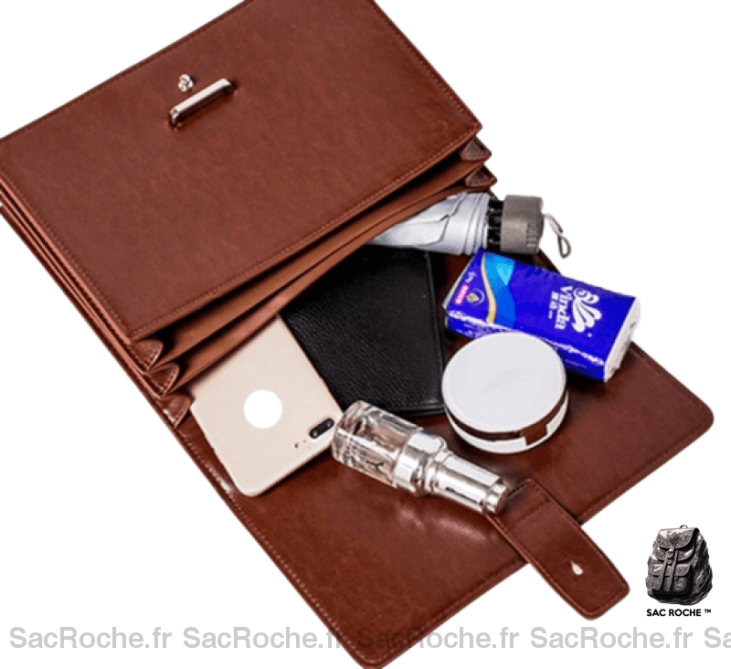 Sac Main Brun Femme À