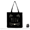 Sac Main Cabas Noir Femme Hm7501 Cat Bag À