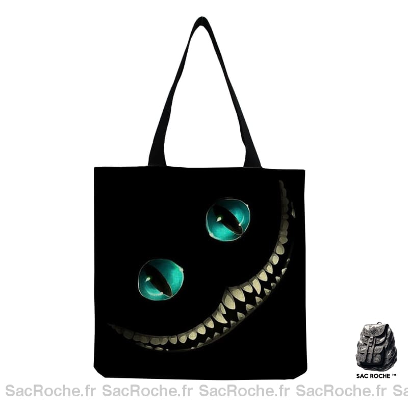 Sac Main Cabas Noir Femme Hm7503 Cat Bag À