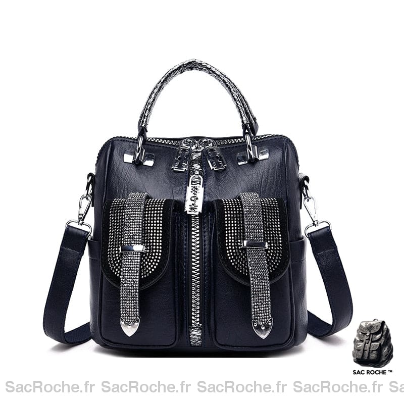 Sac Main Capacité Petite Bleu Petit Sac À