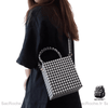 Sac Main Carré Femme Blanc À