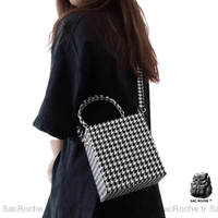 Sac Main Carré Femme - modèle Blanc - Sac Roche ™