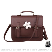 Sac Main Cartable Marron Femme - Sac Roche ™