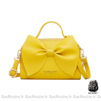 Sac Main Chic Tendance Nud Papillon Jaune Sac À Main Femme