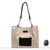 Sac Main Cours Beige Élégant - modèle Noir / 33cmx26cmx11cm - Sac Roche ™