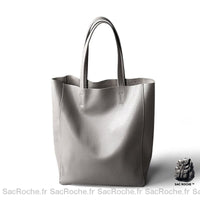 Sac main cours femme - modèle Gris - Sac Roche ™